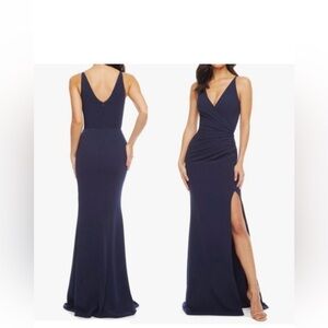 Dress the Population Navy Blue Wedding Dress New with tags